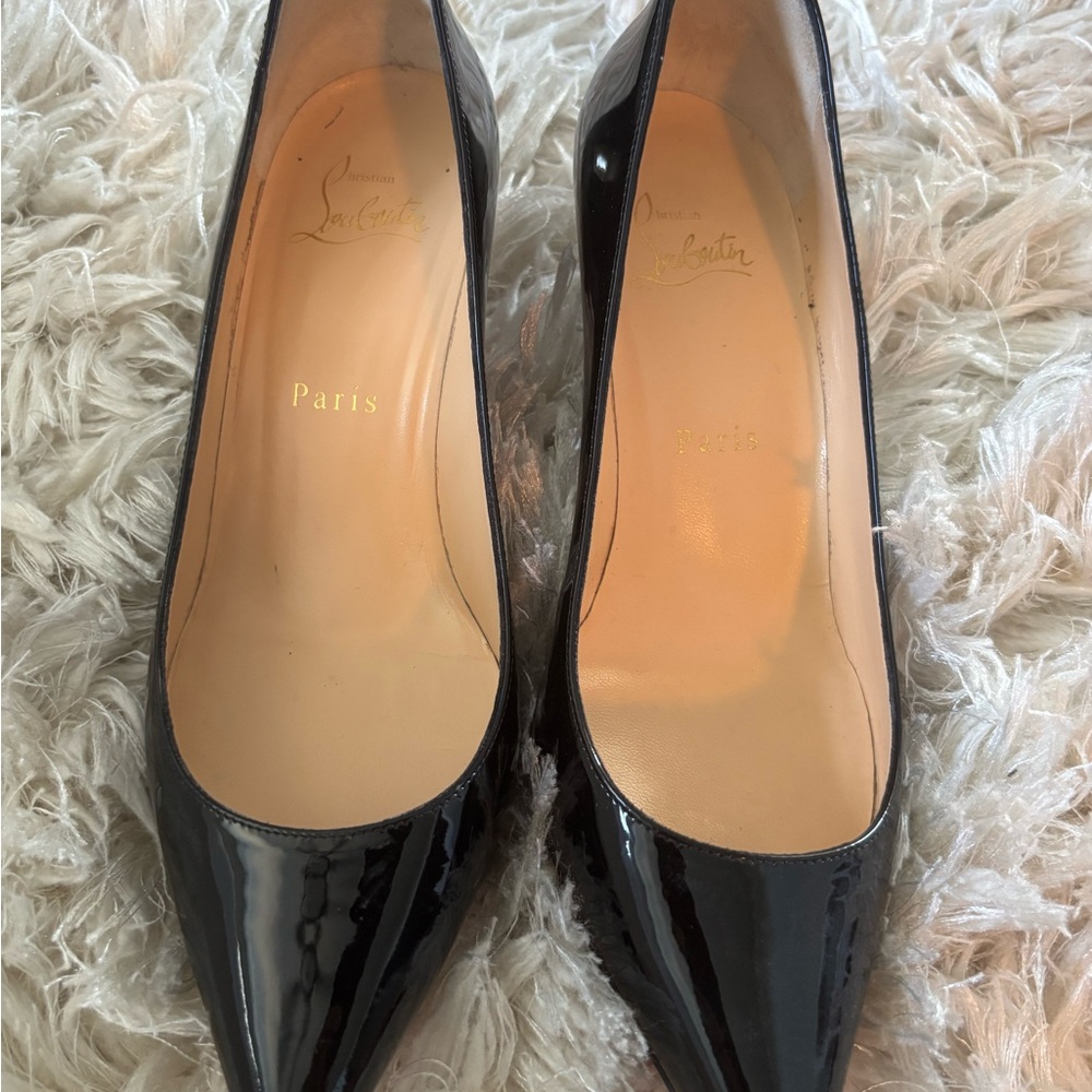 Black Patent Leather Women's Shoes